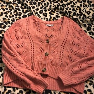 pink sweater